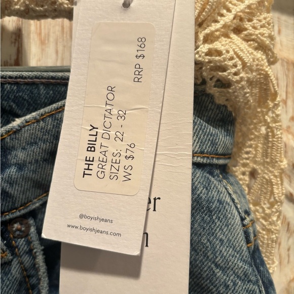 NWT Boyish size 26 Jeans - Picture 4 of 6